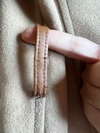 abrigo de lana y cachemire