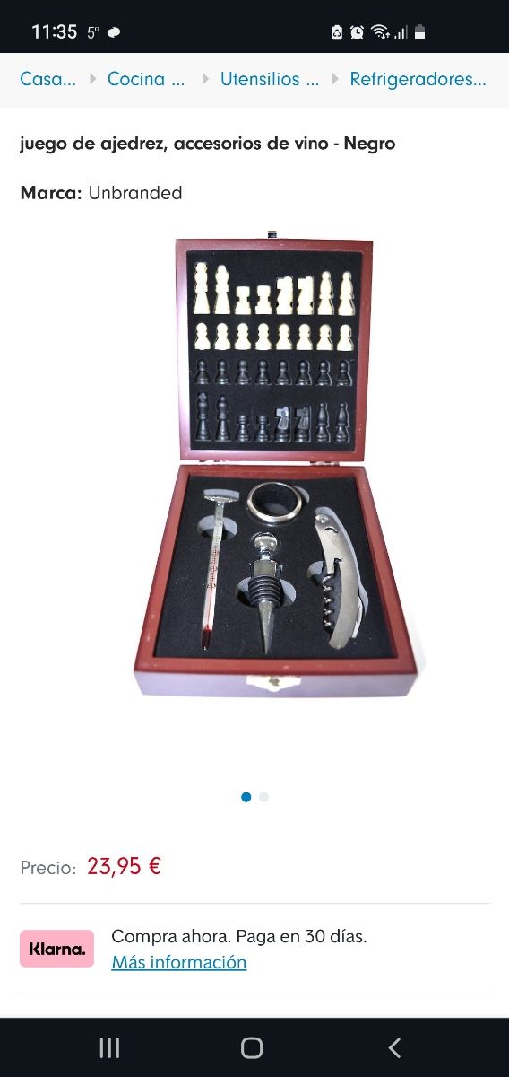 ACESSÓRIOS PARA O JOGO DE VINHO E XADREZ