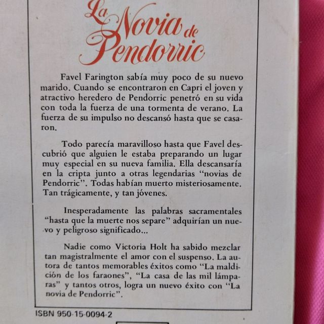 VICTORIA HOLT, LA NOVIA DE PENDORRIC 