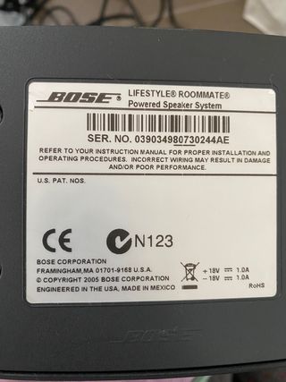 Altavoz Bose