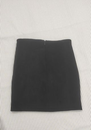 Falda de ante zara