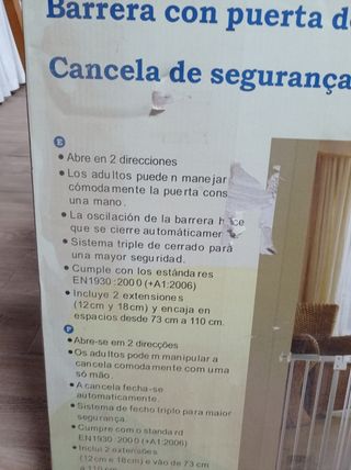 Puerta infantiles de seguridad