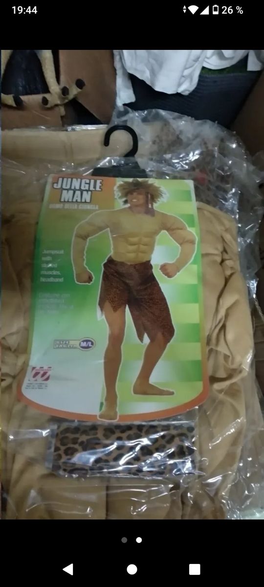 DISFRAZ DE TARZAN O TROGLODITA MUSCULADO