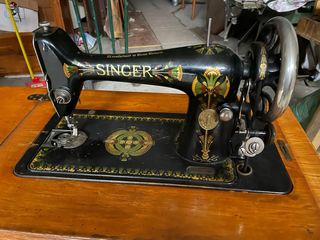 maquina de coser singer con mueble Año 1930