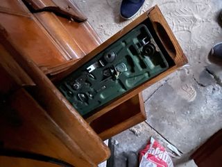 maquina de coser singer con mueble Año 1930