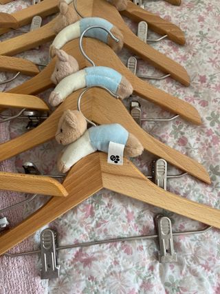 perchas niñ@s 3 lotes 5 perchas