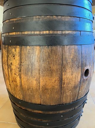 Barrica mesa rustica altura 63cm