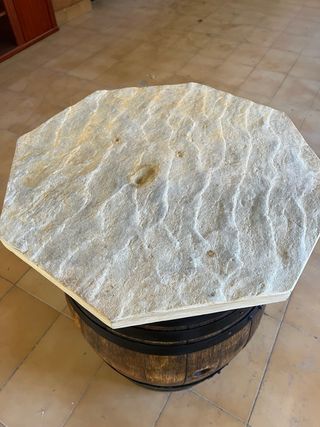 Barrica mesa rustica altura 63cm