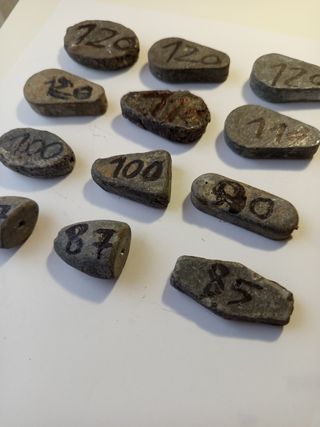 12 Plomos de pesca