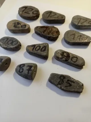 12 Plomos de pesca