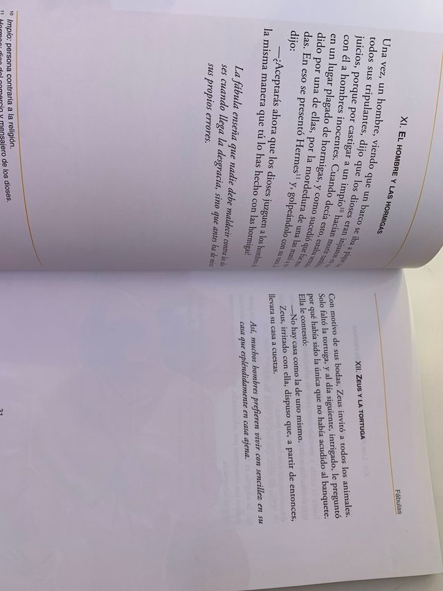 Libro Fábulas de Esopo Anaya