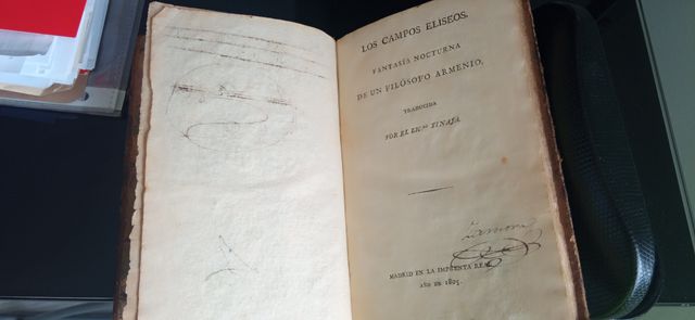 Libro antiguo del año 1.805