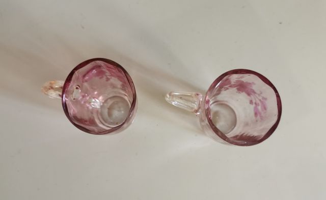 LICORERA / JARRA Y VASOS - ART NOVEAU