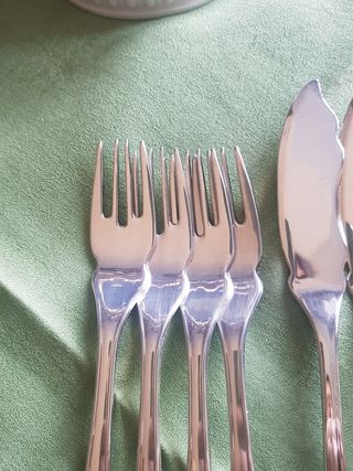 CUBIERTOS PESCADO ALPACA 4 PAX
