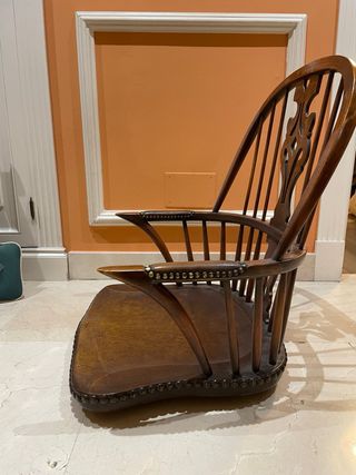 Silla madera maciza sin patas
