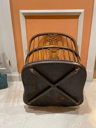 Silla madera maciza sin patas