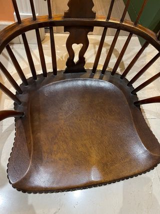 Silla madera maciza sin patas