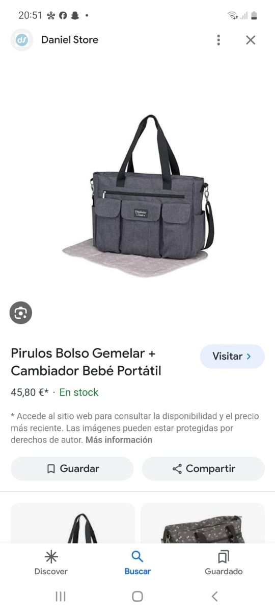 BOLSO GEMELAR PIRULOS Cambiador bebé de segunda mano por 14 EUR