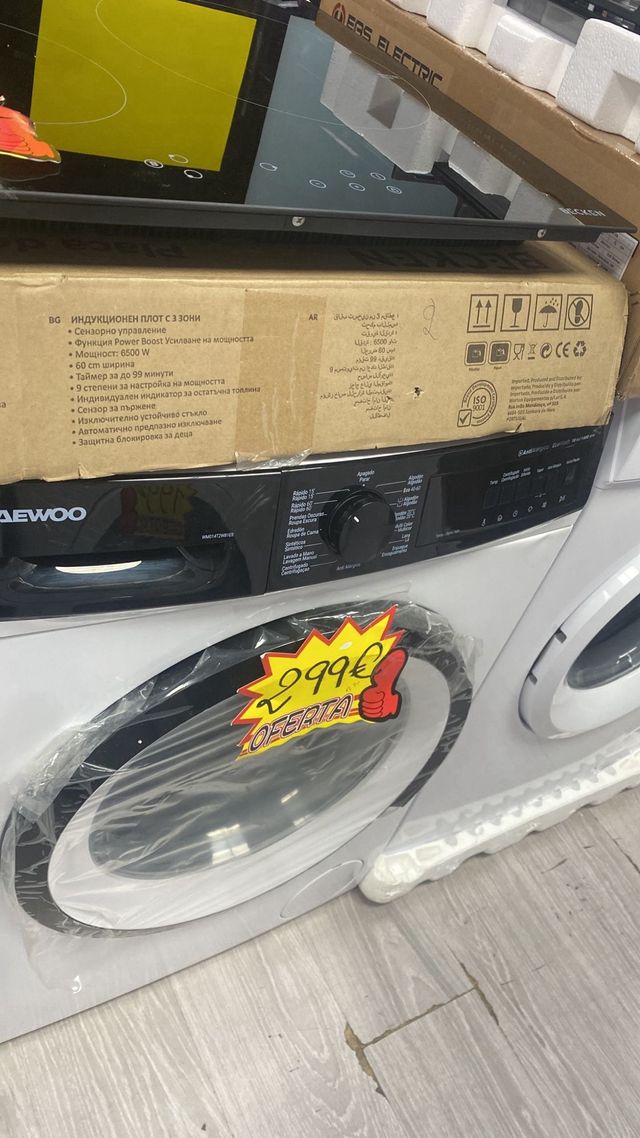 lavadora DAEWO 10kg nueva