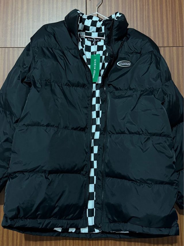 Abrigo alcolchado de Shein