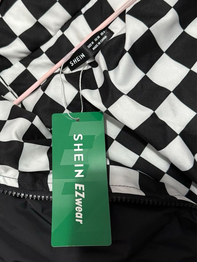 Abrigo alcolchado de Shein