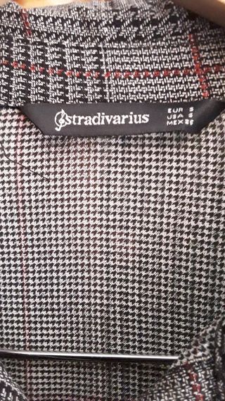 Vestido mini camisero talla S cuadros