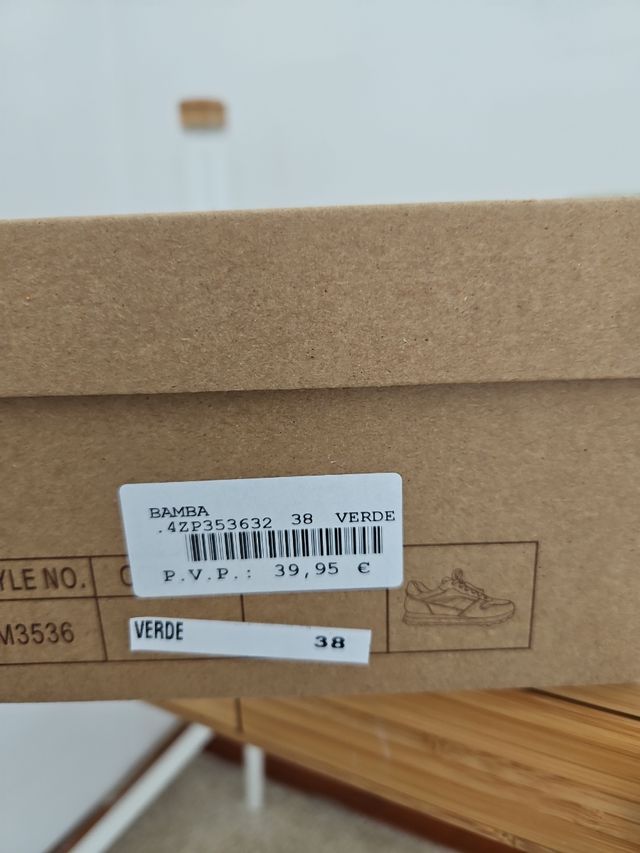Bambas talla 38