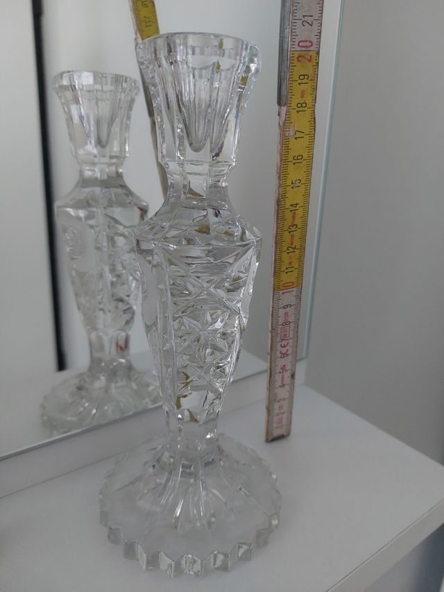 NUOVO n. 1 Portacandela in cristallo