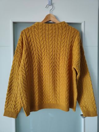 Jersey de lana amarillo Mango