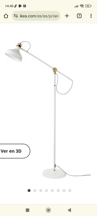 Lampara de pie Ikea