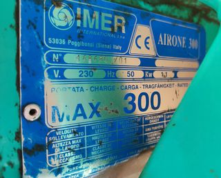 Montacargas polipasto AIRONE 300