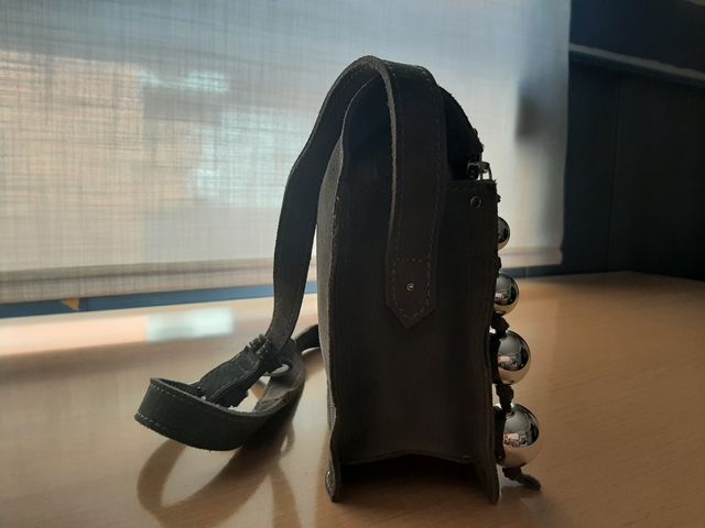 Bolso bandolera gris