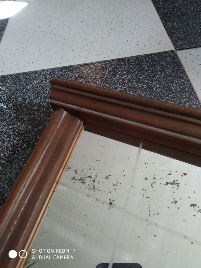 Espejo, Madera, Vintage.
