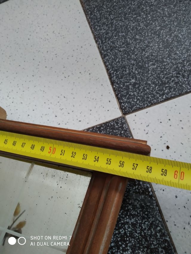 Espejo, Madera, Vintage.