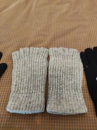 Guantes y mitones talla M/Única