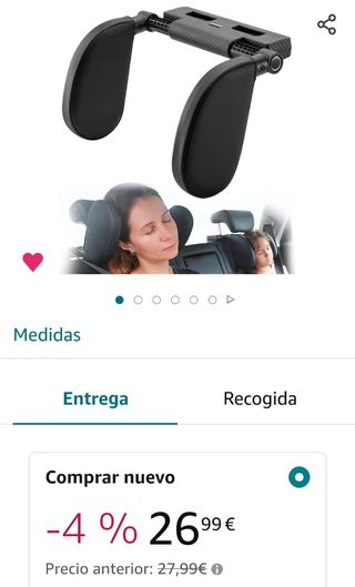 Reposacabezas coche ajustable 👦👨‍👩‍👧