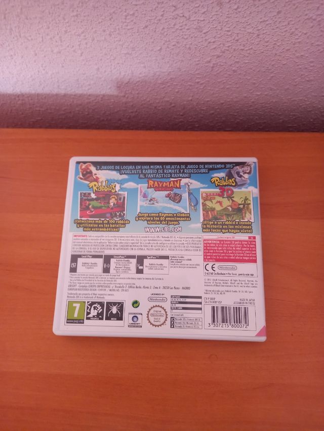 Video juego de Nintendo 3DS Rayman and Rabbids
