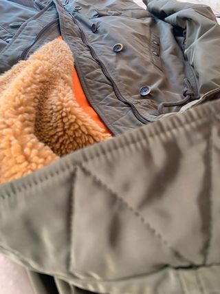 Parka caqui HOMBRE de MANGO