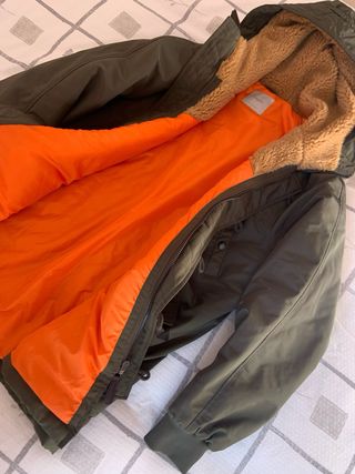 Parka caqui HOMBRE de MANGO