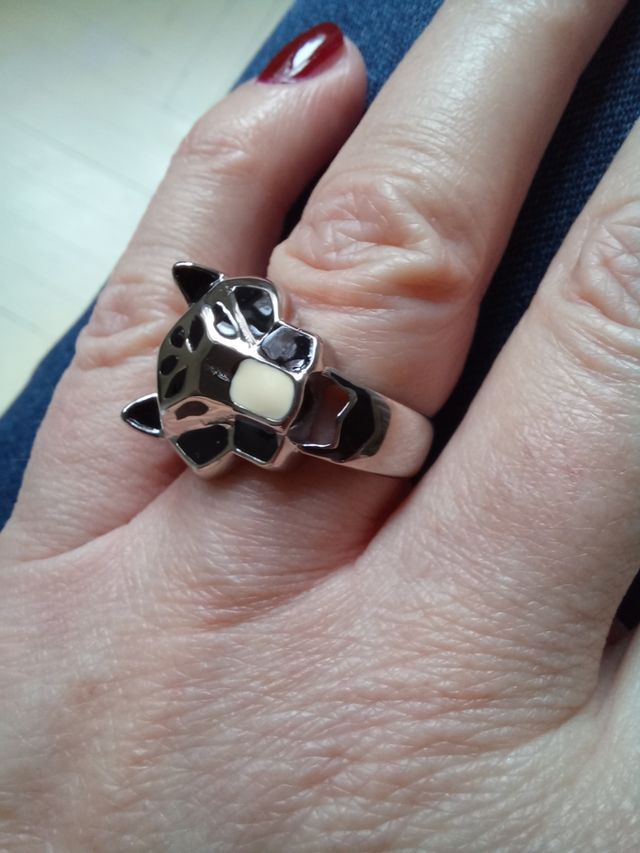 Anello acciaio a testa di tigre 🐯 