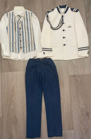 traje de comunion talla 10-11 años