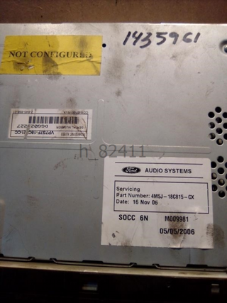 Sistema audio / Radio CD Ford Focus II Hat h_82411