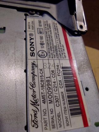 Sistema audio / Radio CD Ford Focus II Hat h_82411