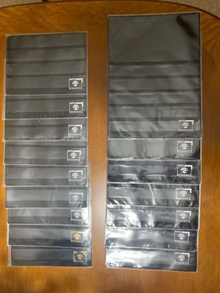 16 magnificas hojas para filatelia doble cara.