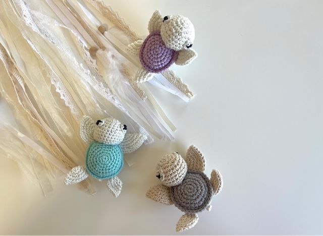 🐢 Broche tortuguita bebé carro cuna 🐢