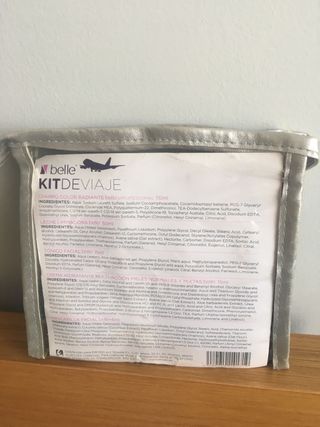 Kit cosméticos viaje Belle Eroski