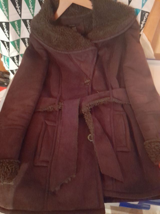 Chaquetón zara marron