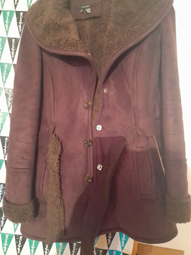 Chaquetón zara marron