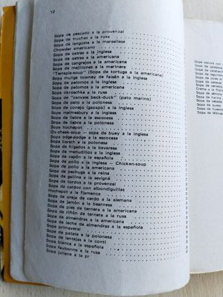 La cocina española e internacional