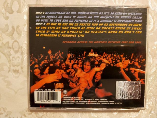 2 CD The Best of Guns n' Roses Live